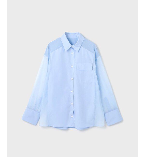  「シアーコンビオーバーシャツ」|シャツ・ブラウス|