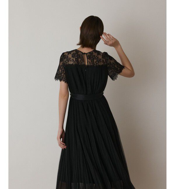 GRACE CONTINENTAL「チュールプリーツドレス」|ドレス|