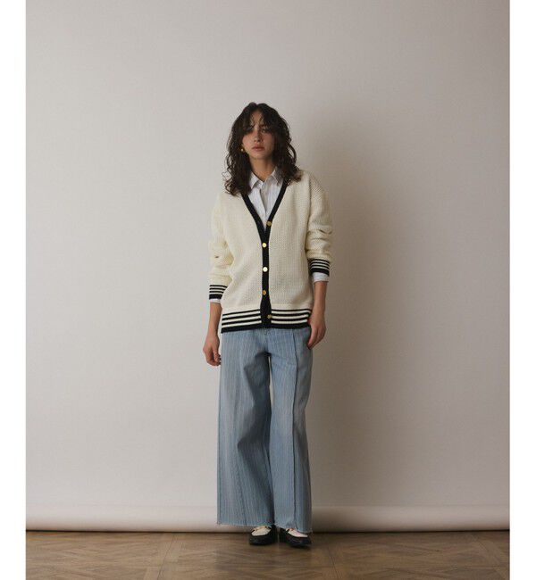 Diagram「メッシュラインニットカーディガン」|カーディガン|