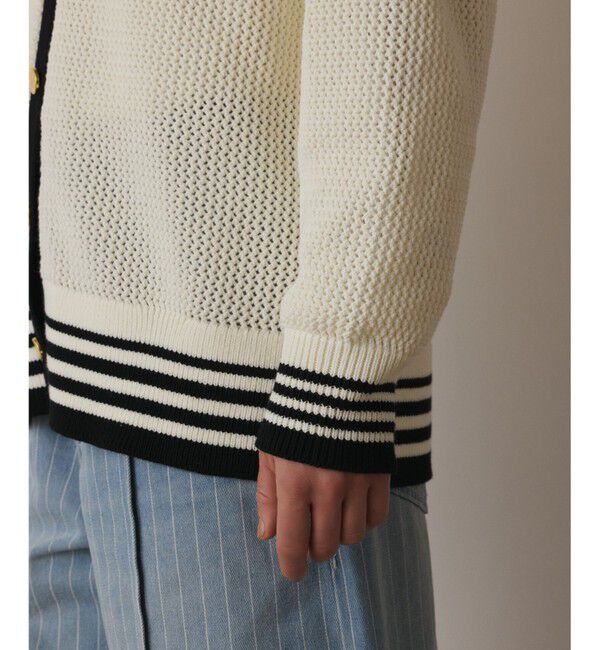 Diagram「メッシュラインニットカーディガン」|カーディガン|