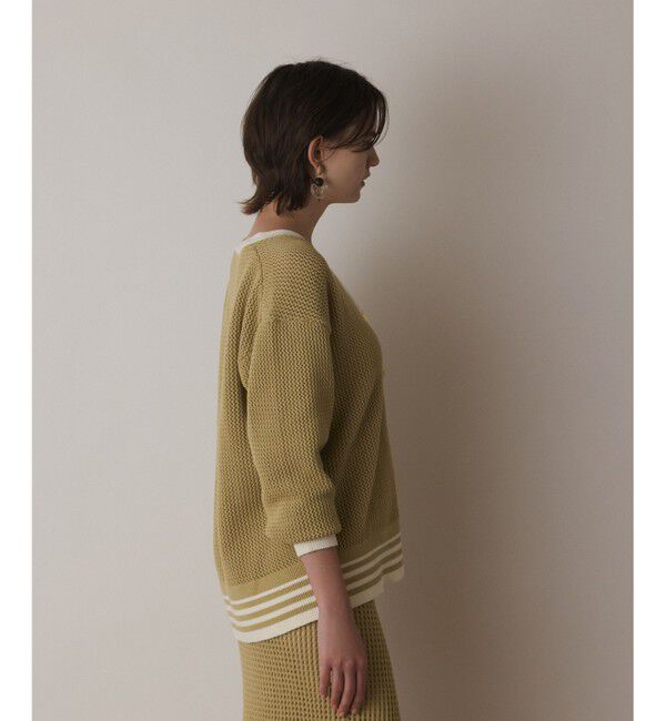 Diagram「メッシュラインニットカーディガン」|カーディガン|