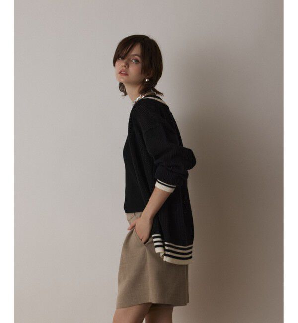 Diagram「メッシュラインニットカーディガン」|カーディガン|