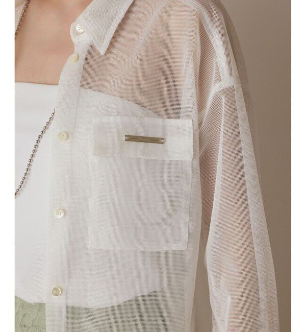 Diagram「メッシュオーバーシャツ」|シャツ・ブラウス|