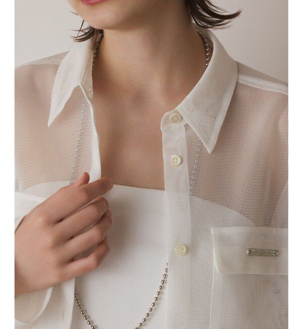 Diagram「メッシュオーバーシャツ」|シャツ・ブラウス|