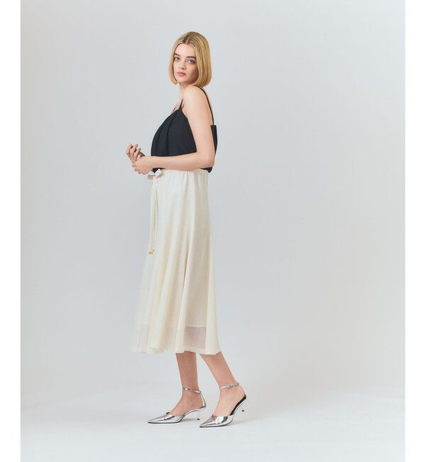 Grace Class「リネンライクバイカラーワンピース」|ワンピース|