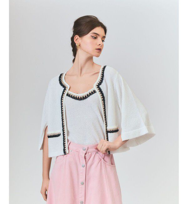 Grace Class「ツイーディーニットカーディガン」|カーディガン|