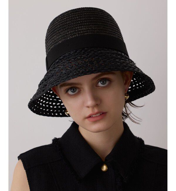  「Ferrucio Vecchi ブラックハット」|ハット|