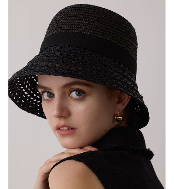  「Ferrucio Vecchi ブラックハット」|ハット|