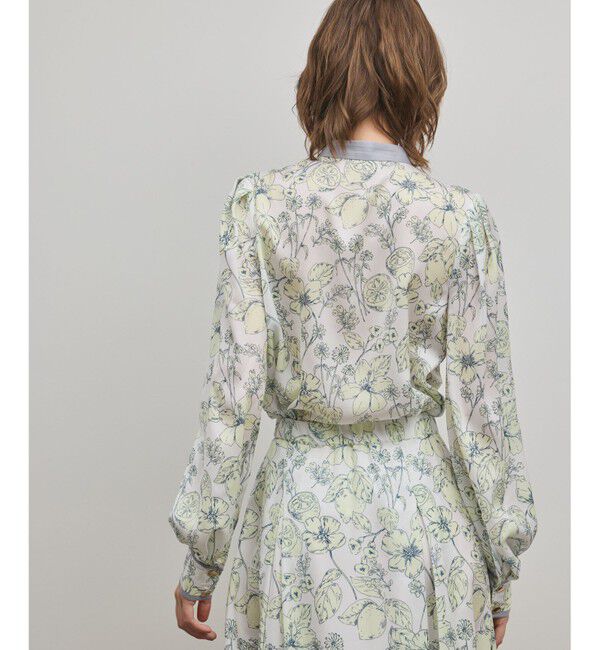 GRACE CONTINENTAL「フルーツフラワープリントトップ」|シャツ・ブラウス|