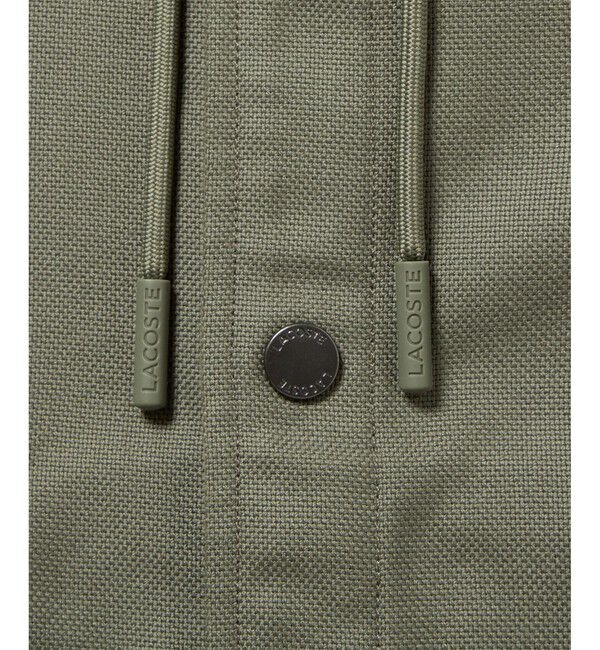 LACOSTE「オーバーサイズ フード付き シャツブルゾン」|ブルゾン・スタジャン|