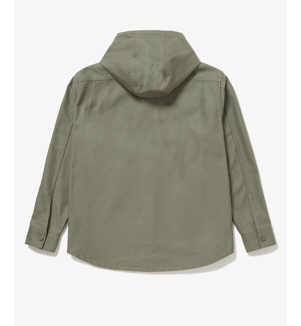 LACOSTE「オーバーサイズ フード付き シャツブルゾン」|ブルゾン・スタジャン|