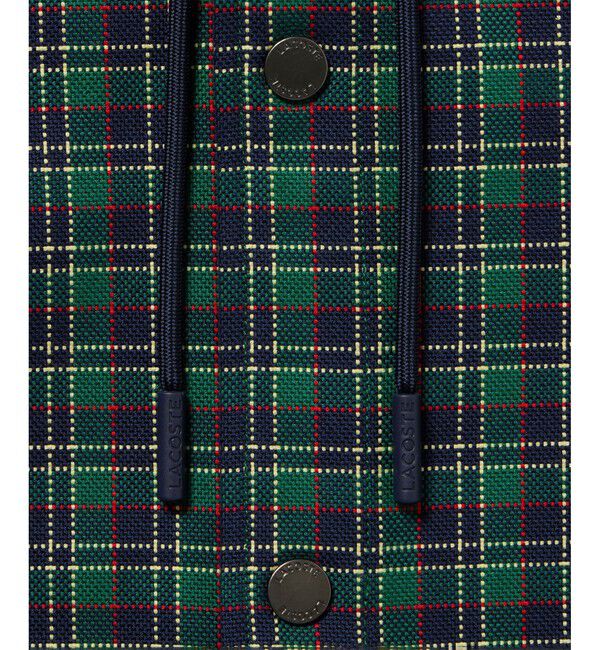 LACOSTE「オーバーサイズ フード付き シャツブルゾン」|ブルゾン・スタジャン|