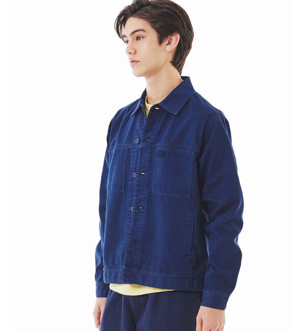 LACOSTE「11.5oz ボックスカラーデニムジャケット」|デニムジャケット|
