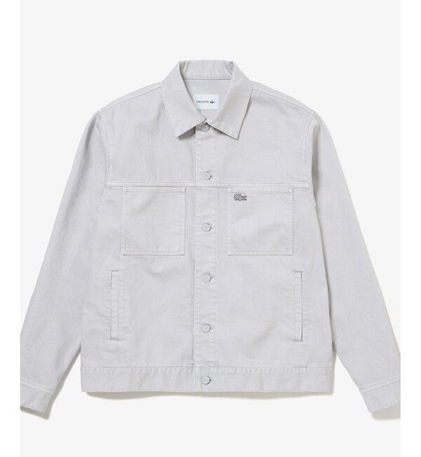 LACOSTE「11.5oz ボックスカラーデニムジャケット」|デニムジャケット|