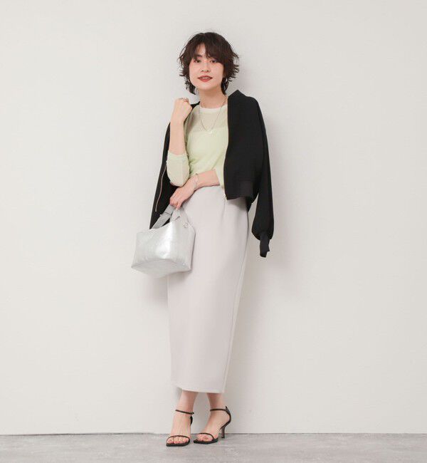 NOLLEY'S sophi「ウォッシャブルダンボール前後2WAYタイトスカート」|タイト|