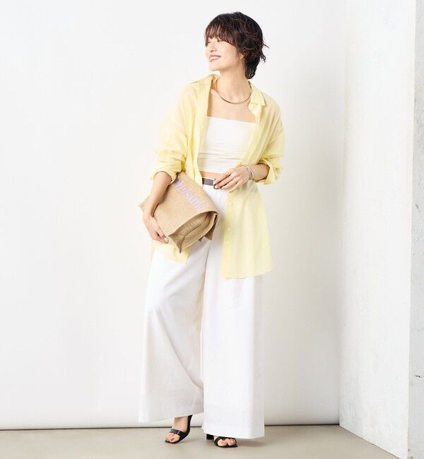 NOLLEY'S「◇【WEB限定】MY STANDARD シアーシャツ」|シャツ・ブラウス|