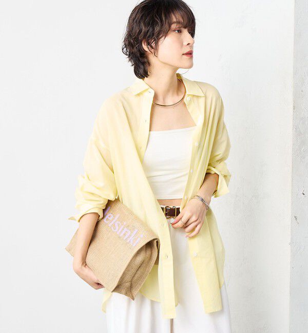 NOLLEY'S「◇【WEB限定】MY STANDARD シアーシャツ」|シャツ・ブラウス|