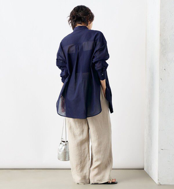 NOLLEY'S「◇【WEB限定】MY STANDARD シアーシャツ」|シャツ・ブラウス|