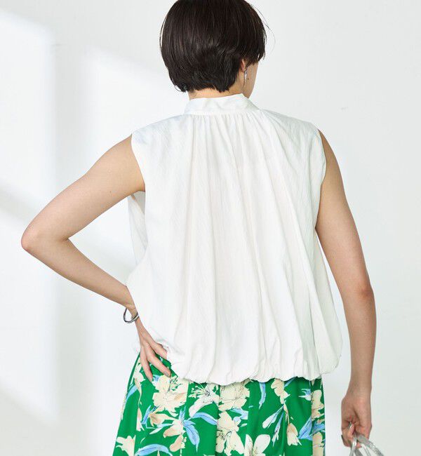 NOLLEY'S「《セットアップ対応》リンクルタイプライターバルーンブラウス」|シャツ・ブラウス|