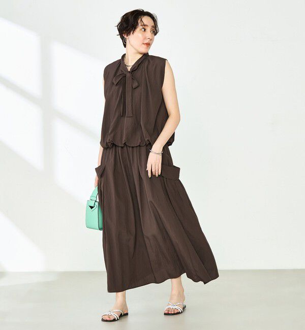 NOLLEY'S「《セットアップ対応》リンクルタイプライターバルーンブラウス」|シャツ・ブラウス|