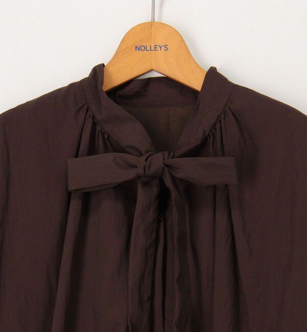 NOLLEY'S「《セットアップ対応》リンクルタイプライターバルーンブラウス」|シャツ・ブラウス|