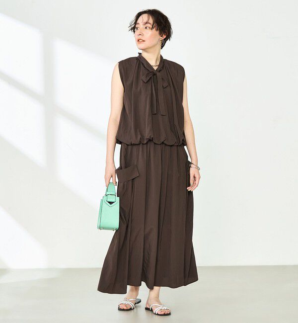 NOLLEY'S「《セットアップ対応》リンクルタイプライターバルーンブラウス」|シャツ・ブラウス|