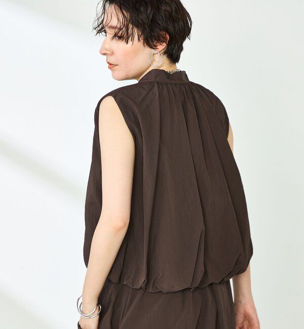 NOLLEY'S「《セットアップ対応》リンクルタイプライターバルーンブラウス」|シャツ・ブラウス|