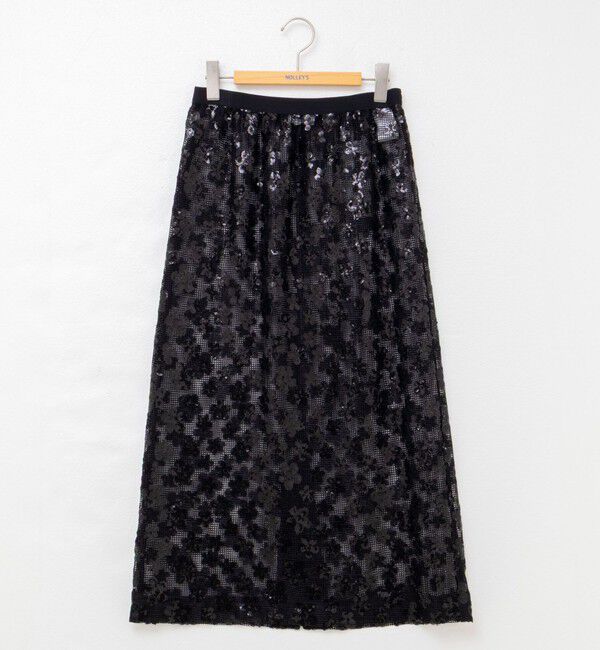 NOLLEY'S「スパングルIラインスカート」|タイト|