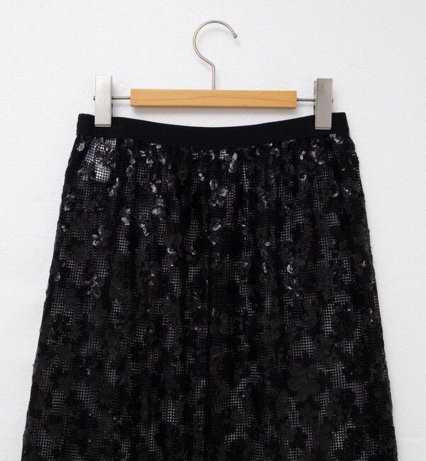 NOLLEY'S「スパングルIラインスカート」|タイト|