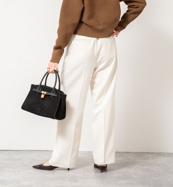 NOLLEY'S「ウォッシャブルウール調愛されセミワイドパンツ」|その他|