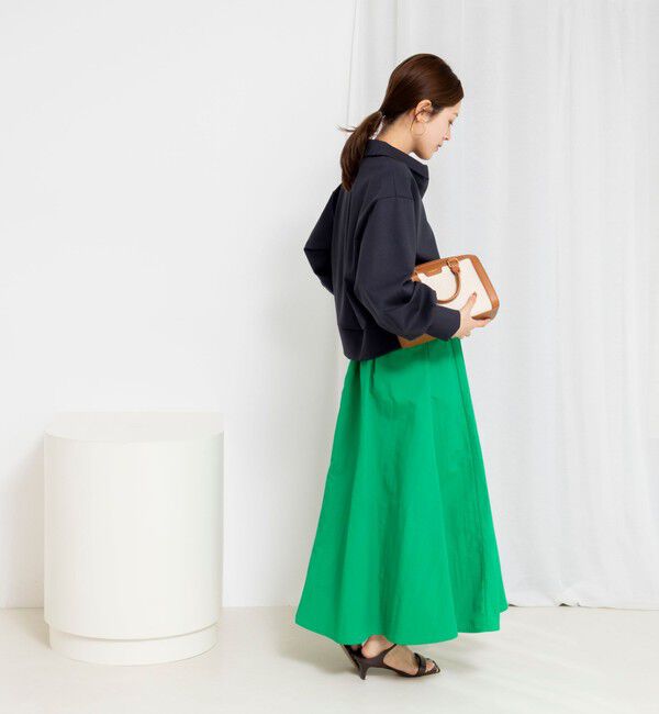 NOLLEY'S「ウォッシャブルダンボール襟付きプルオーバー」|スウェット・ジャージ|