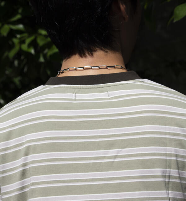 GLOSTER「【GLOSTER/グロスター】マルチボーダー リンガーTシャツ」|Tシャツ・カットソー|