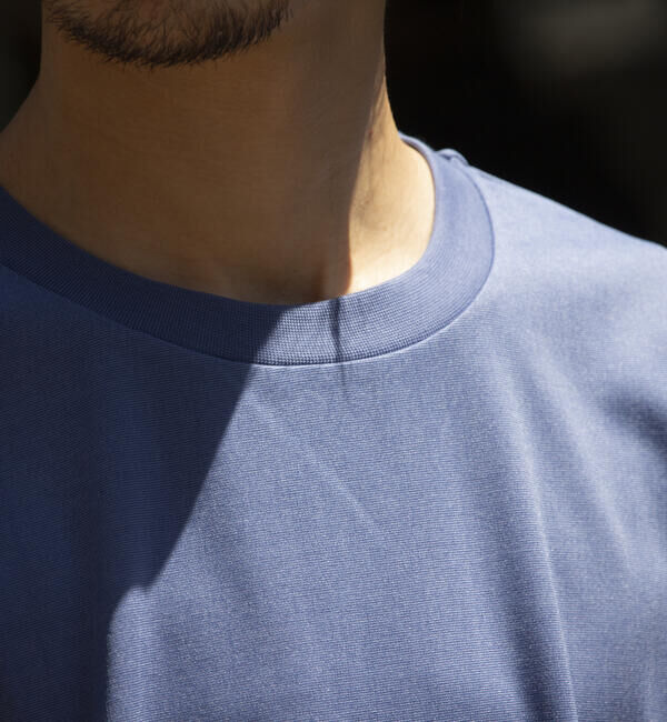 GLOSTER「【GLOSTER/グロスター】ポンチオーバーサイズ クルーネックTシャツ サイドスリット」|Tシャツ・カットソー|