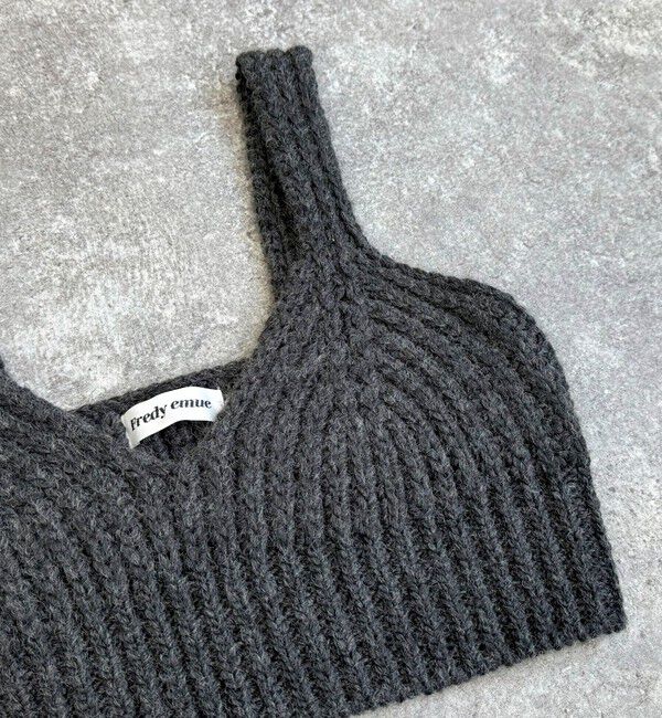 fredy emue「ニットビスチェ」|ニット・セーター|