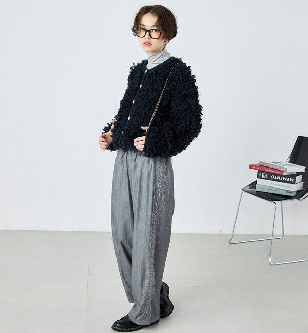 fredy emue「ニットフリンジカーディガン」|カーディガン|