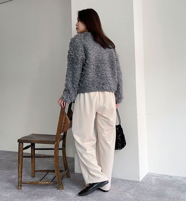 fredy emue「ニットフリンジカーディガン」|カーディガン|