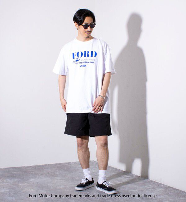 GLOSTER「【GOOD ROCK SPEED】フォード / 車 / FORD / ロゴ プリントTシャツ」|Tシャツ・カットソー|