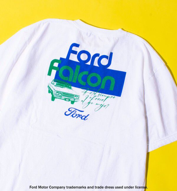 GLOSTER「【GOOD ROCK SPEED】フォード / 車 / FORD / ロゴ プリントTシャツ」|Tシャツ・カットソー|ホワイト系その他5