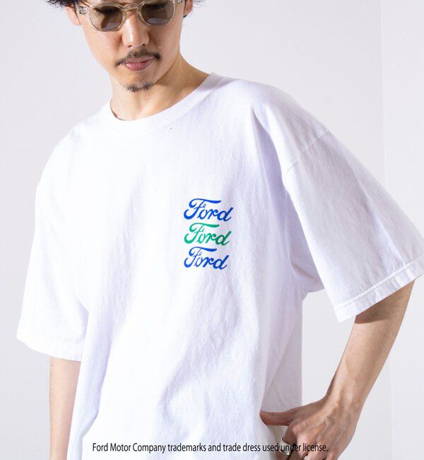 GLOSTER「【GOOD ROCK SPEED】フォード / 車 / FORD / ロゴ プリントTシャツ」|Tシャツ・カットソー|