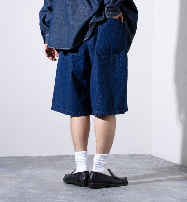 GLOSTER「【GLOSTER/グロスター】8オンスデニム ワイドショートパンツ ハーフパンツ」|その他|