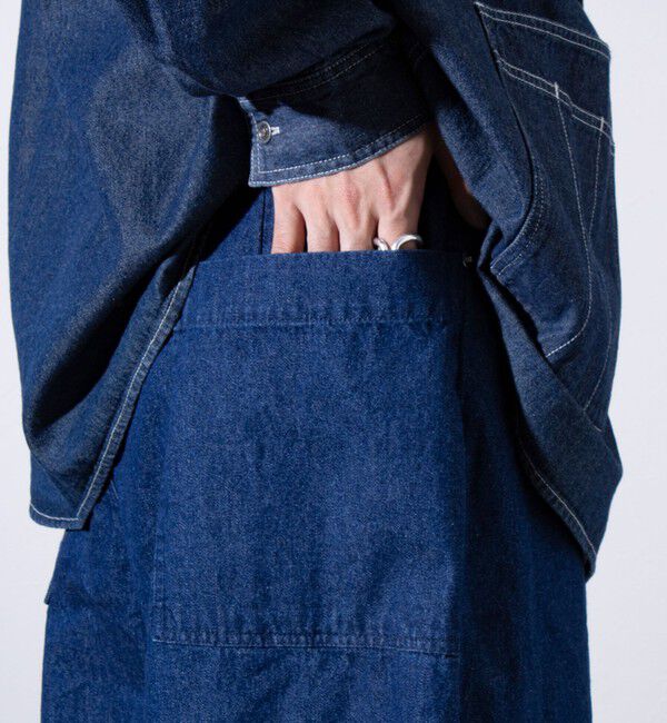 GLOSTER「【GLOSTER/グロスター】8オンスデニム ワイドショートパンツ ハーフパンツ」|その他|