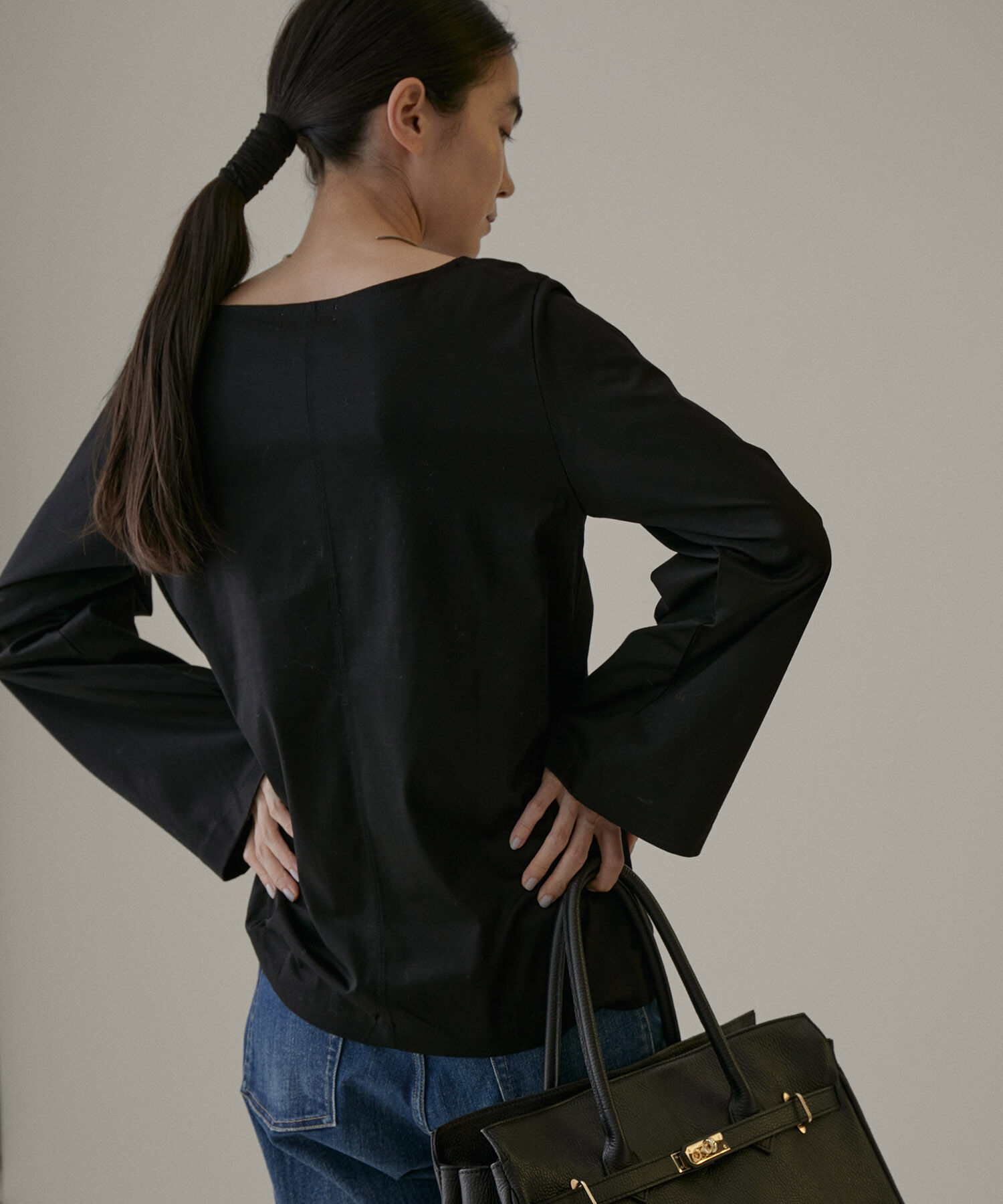 SALON adam et rope'「【UVカット】prima zymフレアースリーブTシャツ」|Tシャツ・カットソー|