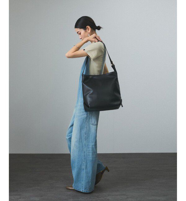 SALON adam et rope'「スプリットレザーバケットバッグ」|ショルダー・メッセンジャー|