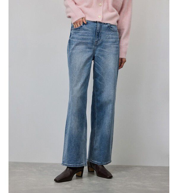 ROPE「【WEB・一部店舗限定】【Healthy DENIM（ヘルシーデニム）】Pink Pepper（一部別注カラー）」|デニム|ブルー系(45)
