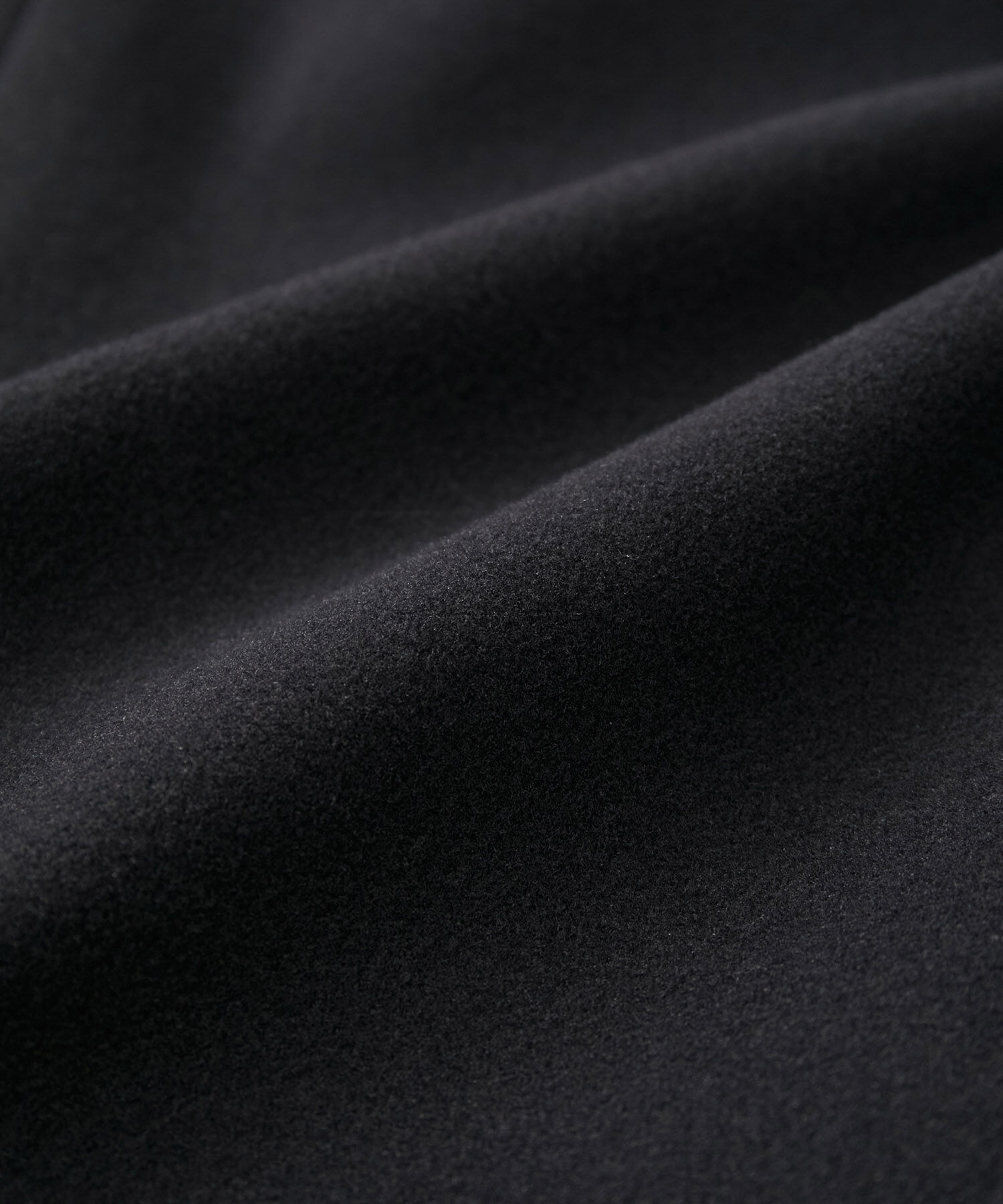 VIS「【静電気防止】ステン&スタンドカラージャージメルトンミドル丈コート」|ステンカラーコート|