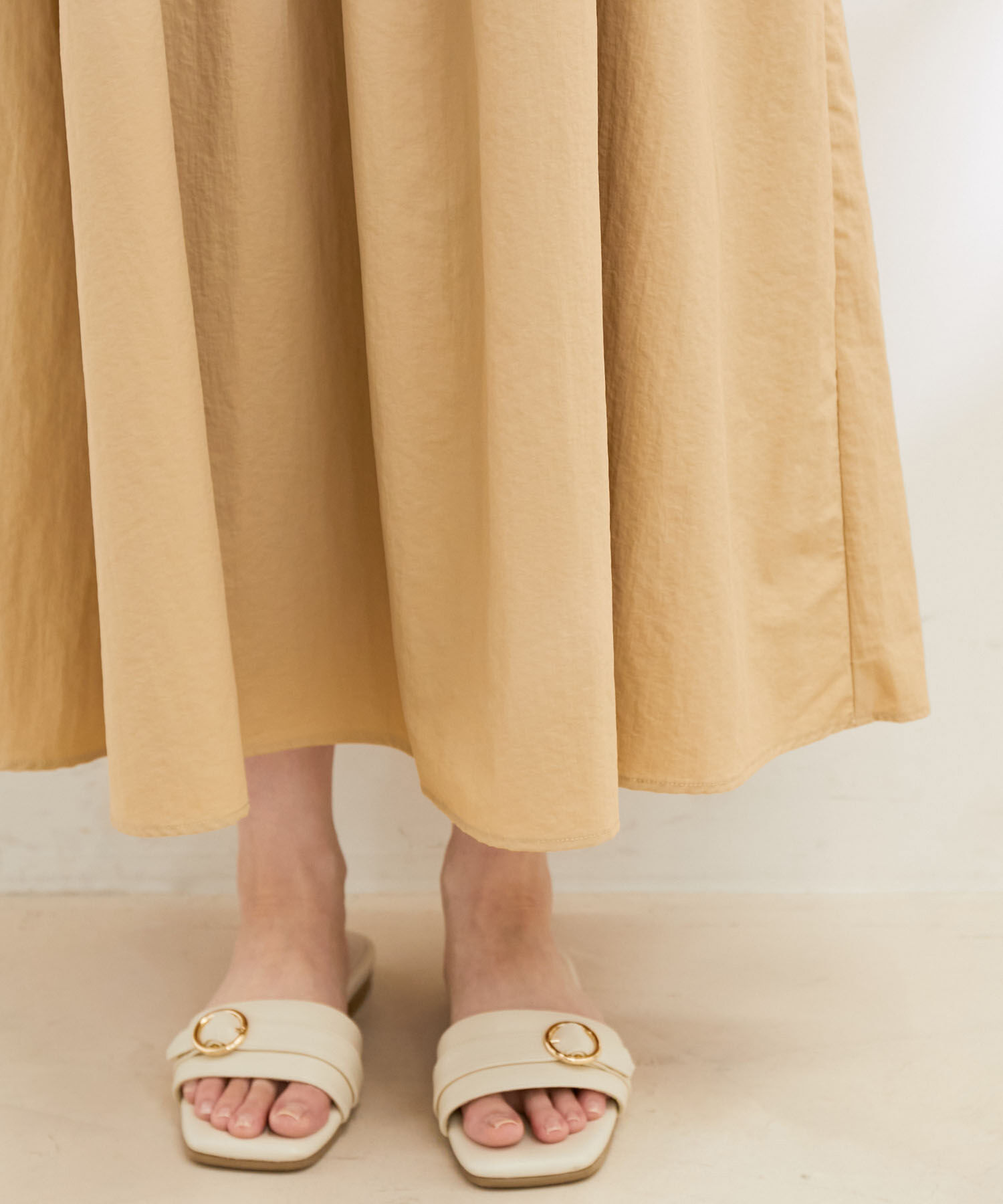 VIS「【選べる着丈・マルチWAY】ニットベスト付きワンピース【洗える】」|ワンピース|