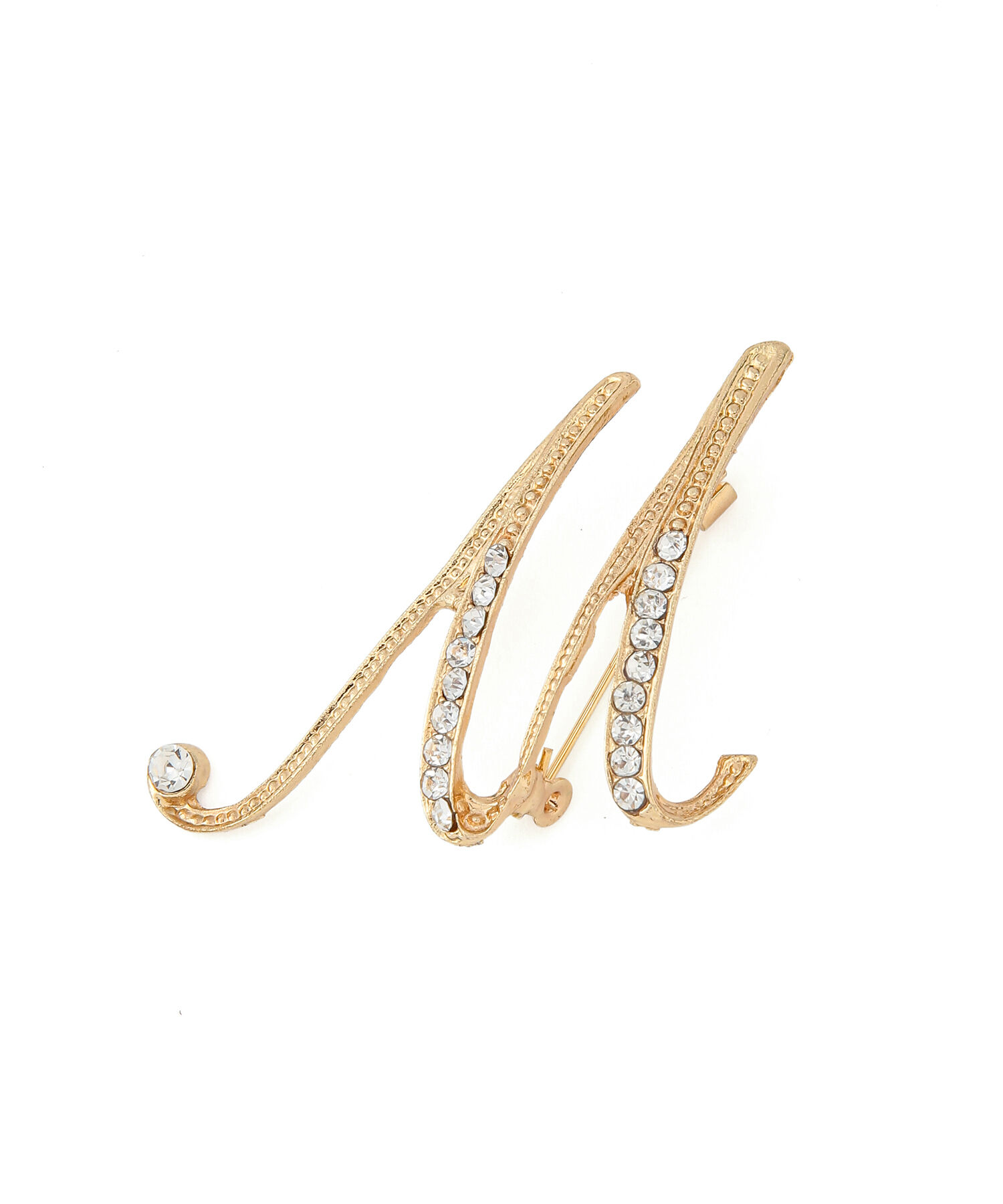 VIS「ビジューイニシャルブローチ」|ブローチ・コサージュ|