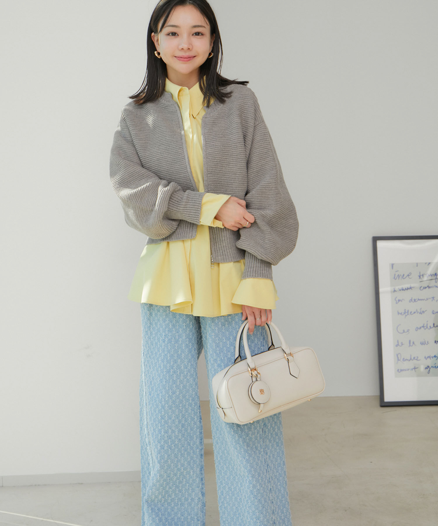 VIS「Wジップニットカーディガン」|カーディガン|