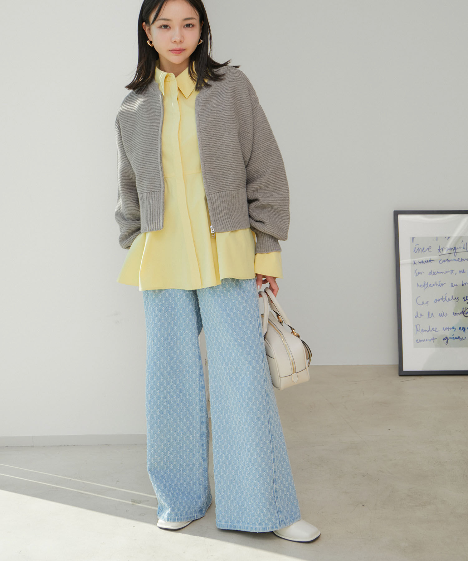 VIS「Wジップニットカーディガン」|カーディガン|