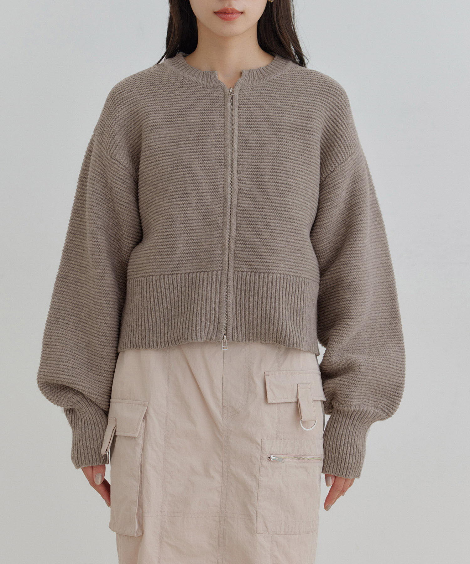 VIS「Wジップニットカーディガン」|カーディガン|